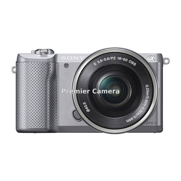 SONY α5000 パワーズームレンズキット (PZ 16-50mm) シルバー [ILCE-5000L]