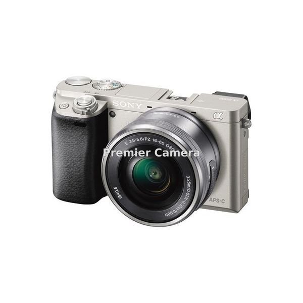 SONY α6000 パワーズームレンズキット (PZ 16-50mm) シルバー [ILCE-6000L]