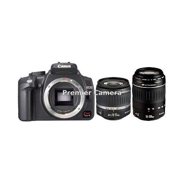 Canon EOS Kiss DIGITAL N ダブルズームキット ブラック