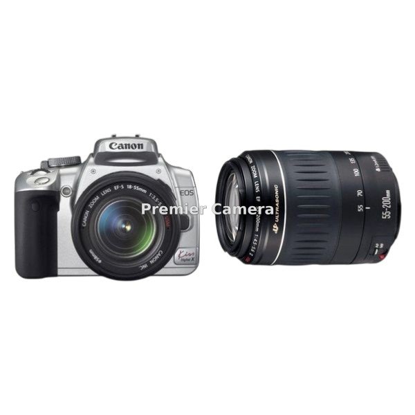 Canon EOS Kiss Digital X ダブルレンズキット シルバー