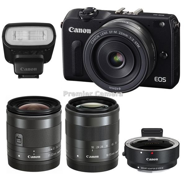 Canon EOS M2 トリプルレンズキット ブラック