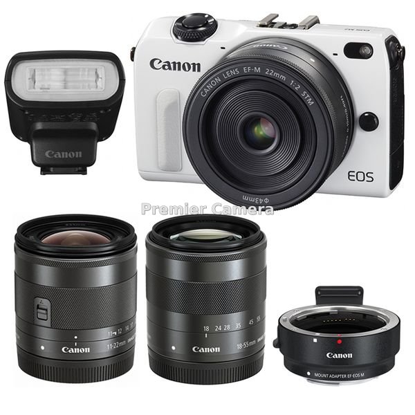 Canon EOS M2 トリプルレンズキット ホワイト