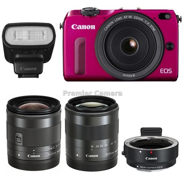 Canon EOS M2 トリプルレンズキット レッド