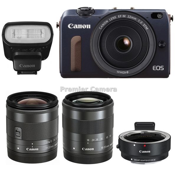 Canon EOS M2 トリプルレンズキット ベイブルー