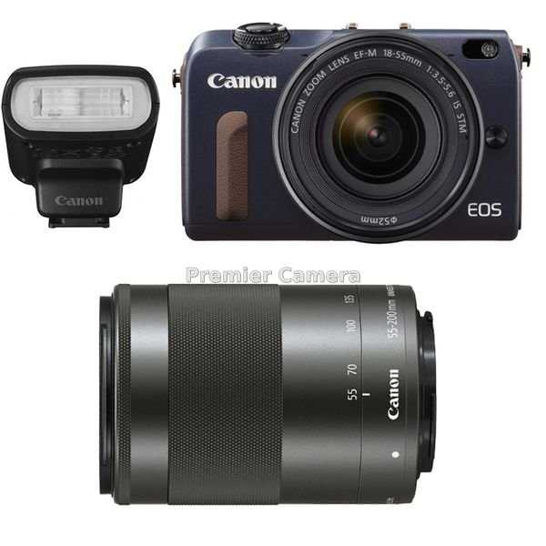 Canon EOS M2 ダブルズームキット ベイブルー