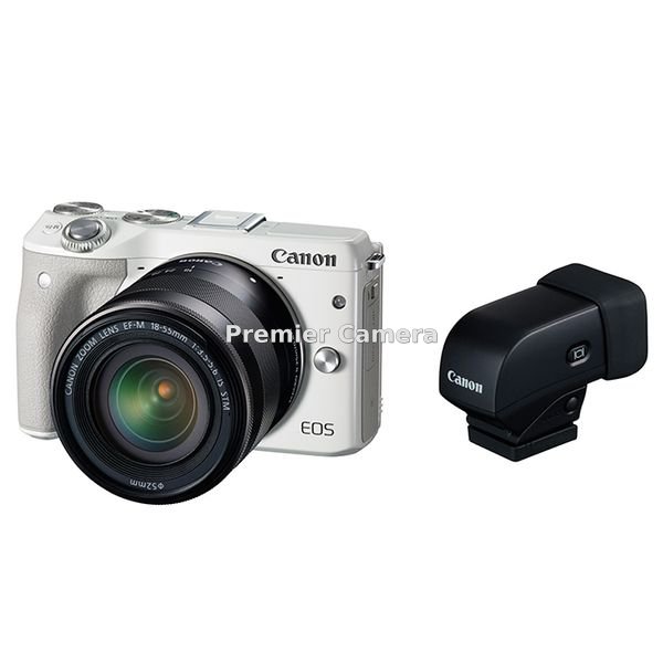 Canon EOS M3 EF-M18-55 IS STM レンズEVFキット ホワイト
