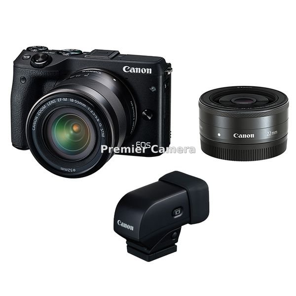 Canon EOS M3 ダブルレンズEVFキット ブラック
