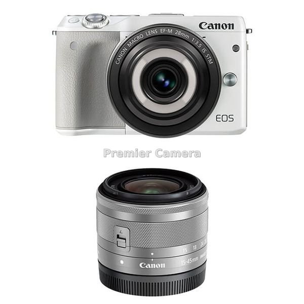 Canon EOS M3 クリエイティブマクロダブルレンズキット ホワイト