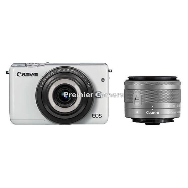 Canon EOS M10 クリエイティブマクロダブルレンズキット ホワイト