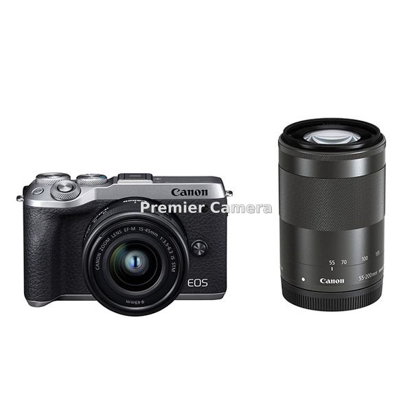 Canon EOS M6 Mark II ダブルズームキット シルバー