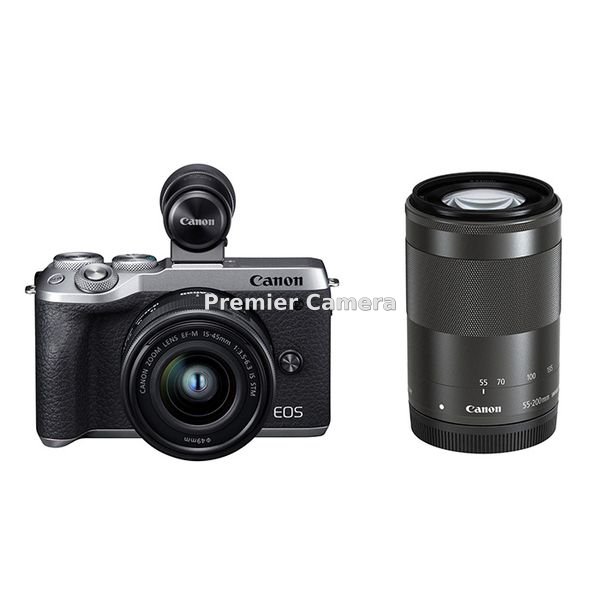 Canon EOS M6 Mark II ダブルズームEVFキット シルバー
