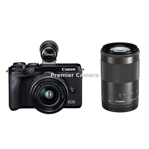 Canon EOS M6 Mark II ダブルズームEVFキット ブラック