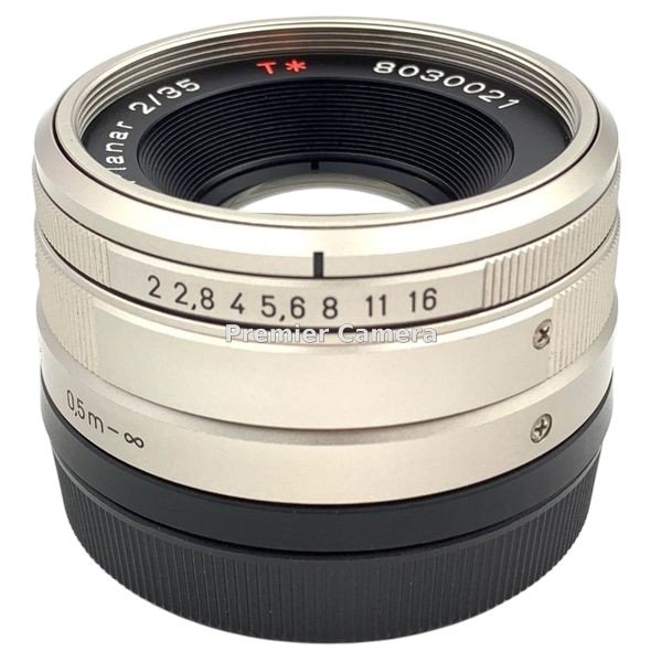 CONTAX Carl Zeiss Planar T* 35mm F2 クローム (Gマウント)