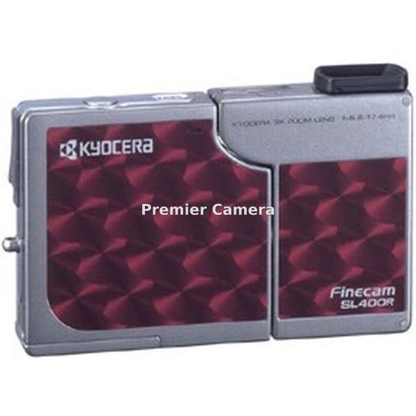 京セラ (KYOCERA) Finecam SL400R バーガンディ