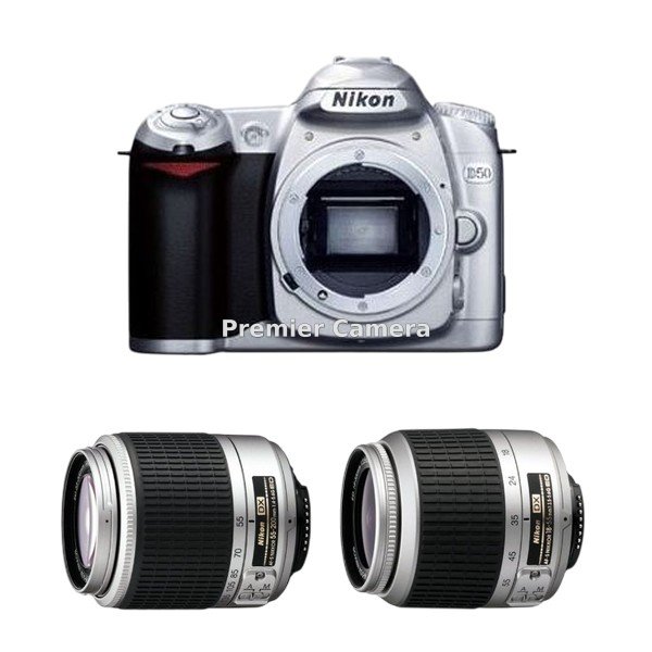 Nikon D50 ダブルズームキット シルバー
