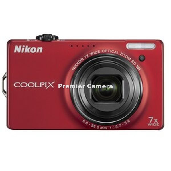 Nikon COOLPIX S6000 フラッシュレッド