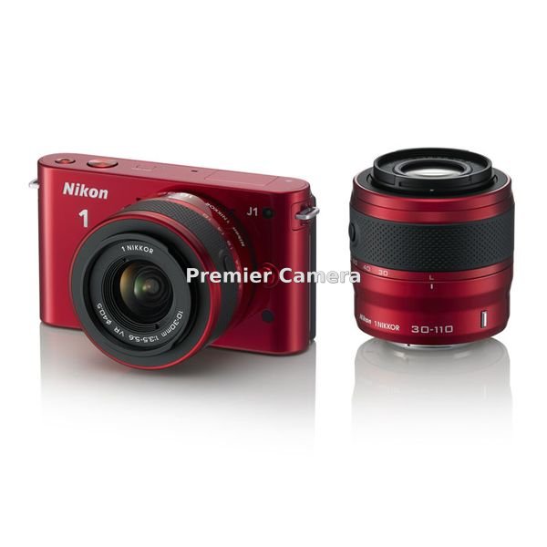 Nikon 1 J1 ダブルズームキット レッド