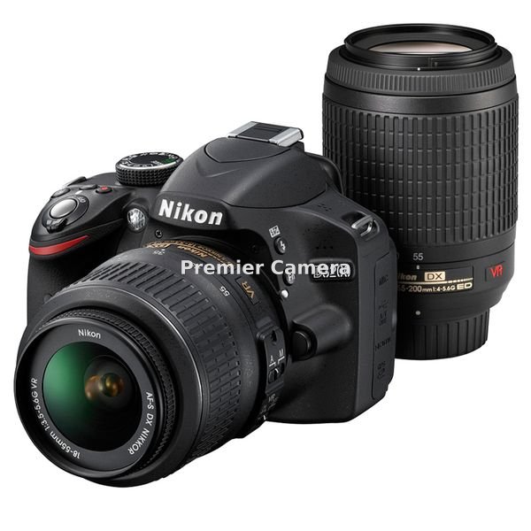 Nikon D3200 200mmダブルズームキット ブラック