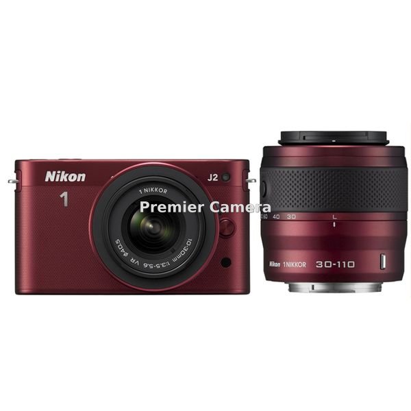 Nikon 1 J2 ダブルズームキット レッド