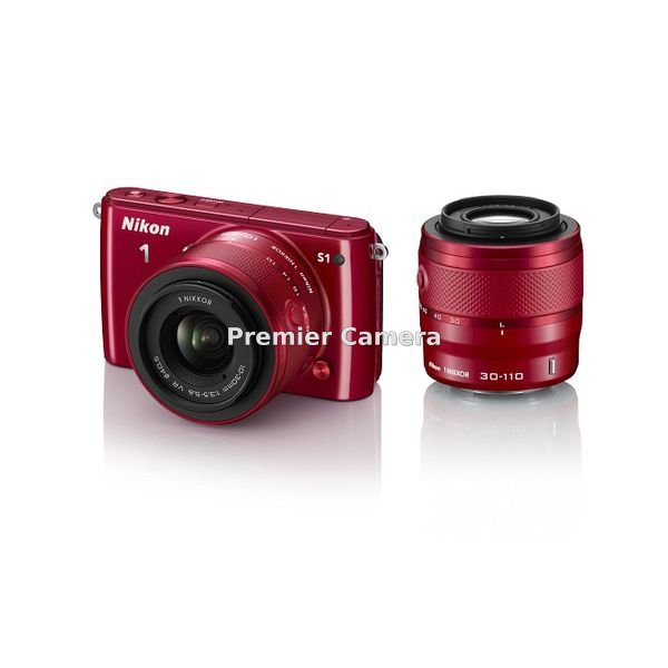 Nikon 1 S1 ダブルズームキット レッド