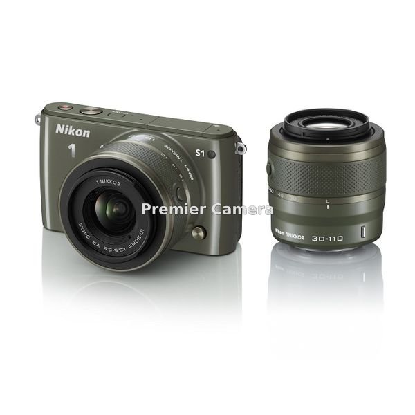 Nikon 1 S1 ダブルズームキット カーキ