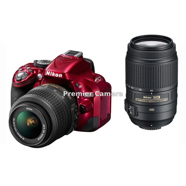 Nikon D5200 ダブルズームキット レッド