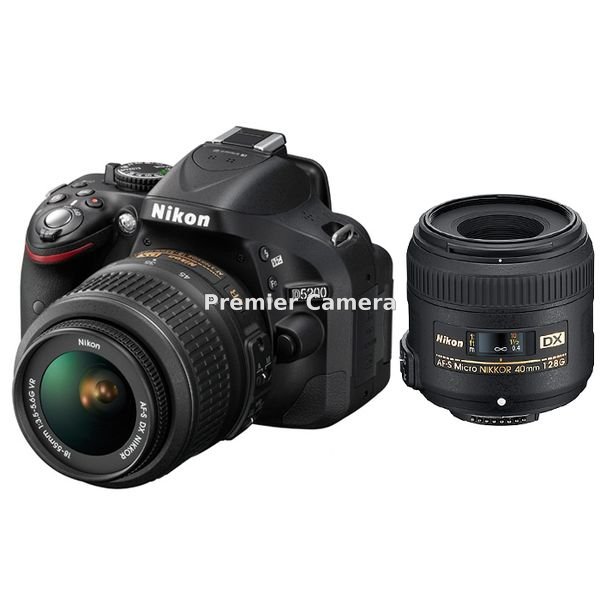 Nikon D5200 標準ズーム＋マイクロレンズキット