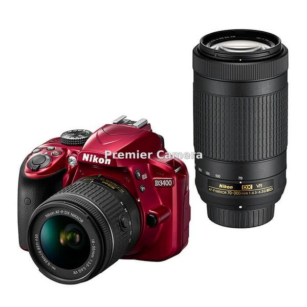 Nikon D3400 ダブルズームキット レッド