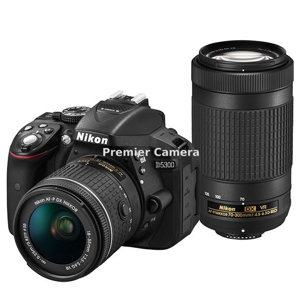 Nikon D5300 AF-P ダブルズームキット ブラック
