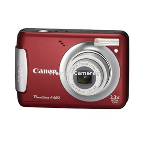 Canon PowerShot A480 レッド