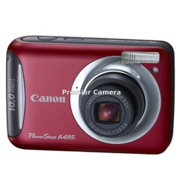 Canon PowerShot A495 レッド