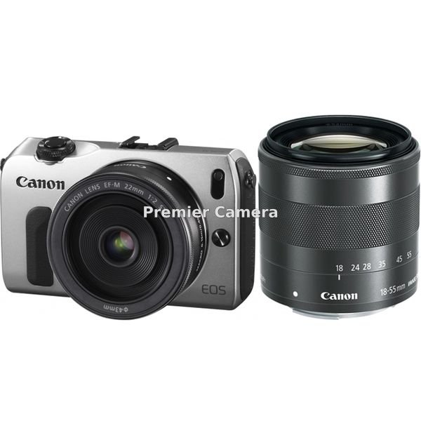 Canon EOS M ダブルレンズキット シルバー