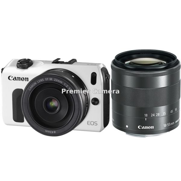 Canon EOS M ダブルレンズキット ホワイト