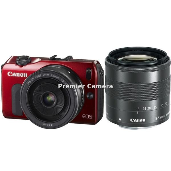 Canon EOS M ダブルレンズキット レッド