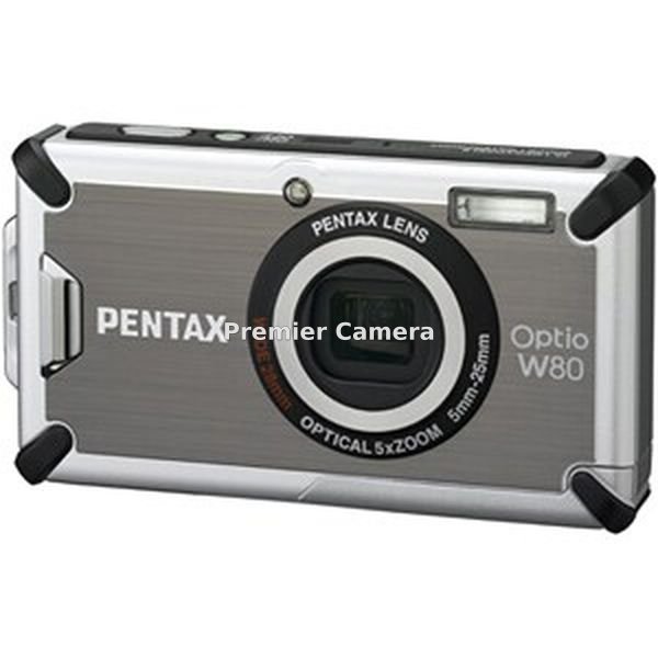 PENTAX Optio W80 ガンメタルグレー
