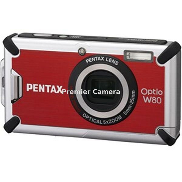 PENTAX Optio W80 カーディナルレッド