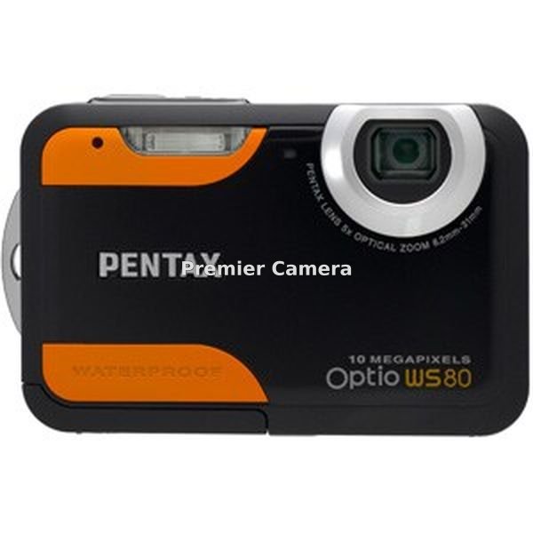 PENTAX Optio WS80 ブラック+オレンジ