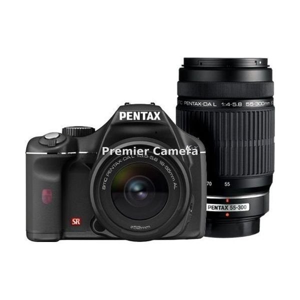 PENTAX K-x ダブルズームキット 18-55mm / 55-300mm ブラック
