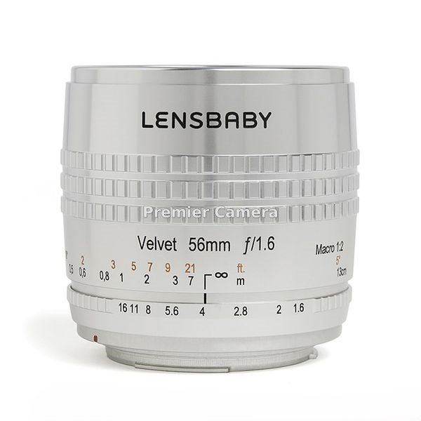 Lensbaby Velvet 56mm F1.6 SE ソフト ニコンF用マウント シルバー