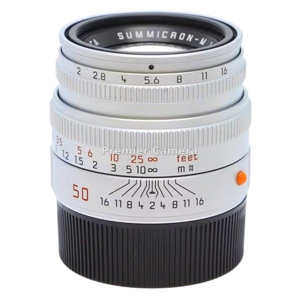 Leica Summicron-M (ズミクロン) 50mm F2 レンズフード組込 シルバー [11816]