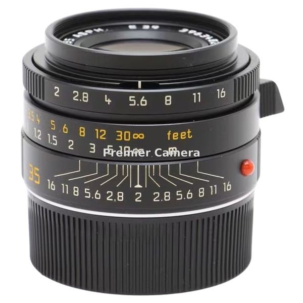Leica Summicron-M (ズミクロン) 35mm F2 ASPH. (フードはめ込み式・6bit無) ブラック [11879]