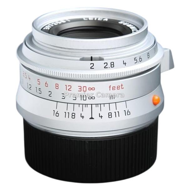 Leica Summicron-M (ズミクロン) 35mm F2 ASPH. 50周年 アンスラサイトフード付 シルバー [11617]