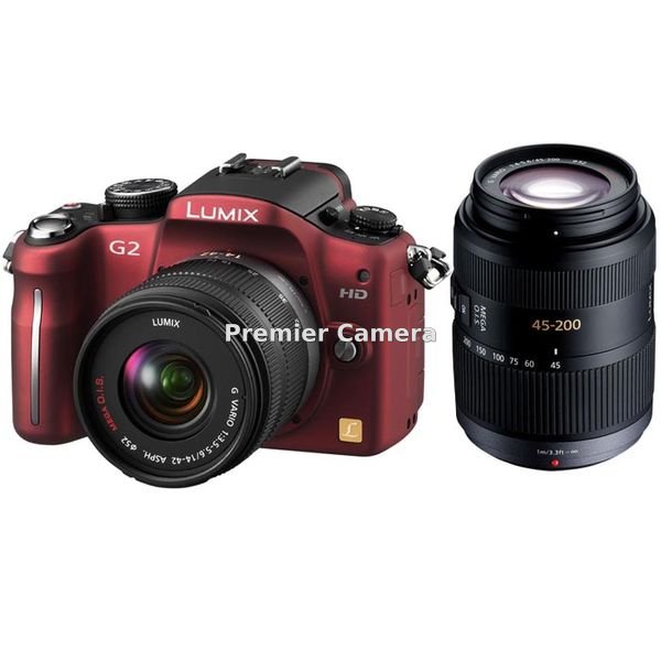 Panasonic LUMIX G2 ダブルズームレンズキット コンフォートレッド [DMC-G2W-R]