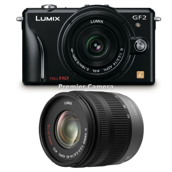 Panasonic LUMIX GF2 ダブルレンズキット ブラック [DMC-GF2W]