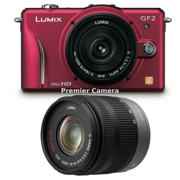 Panasonic LUMIX GF2 ダブルレンズキット ファインレッド [DMC-GF2W]