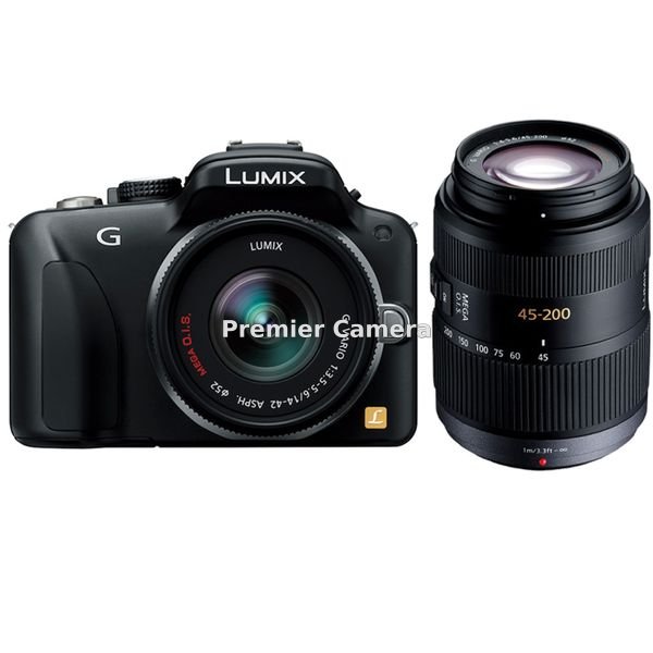 Panasonic LUMIX G3 ダブルズームレンズキット ブラック [DMC-G3W-K]