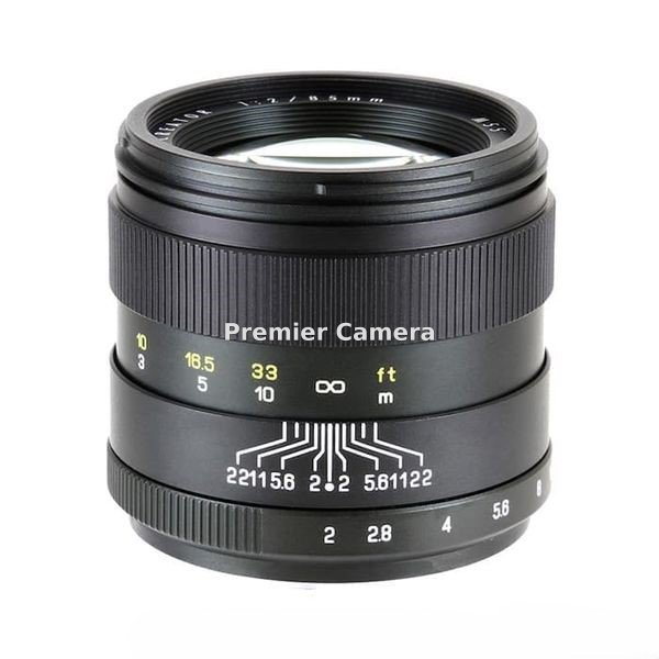 中一光学 CREATOR 85mm F2 (ニコンF用) ブラック