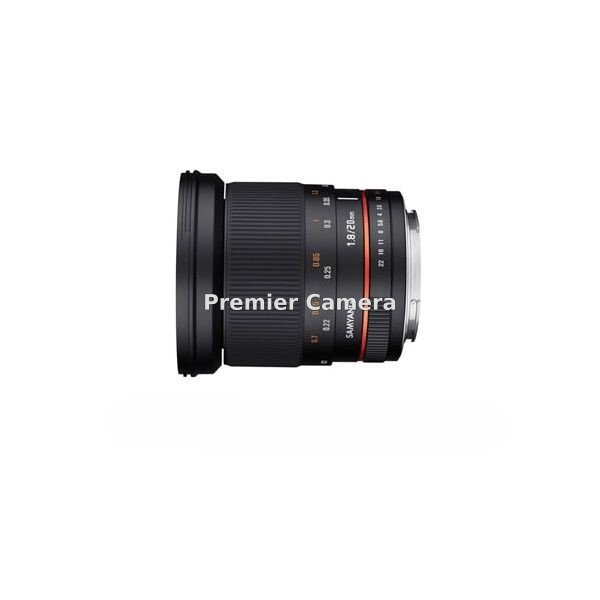 SAMYANG 20mm F1.8 ED AS UMC (キヤノンM用)