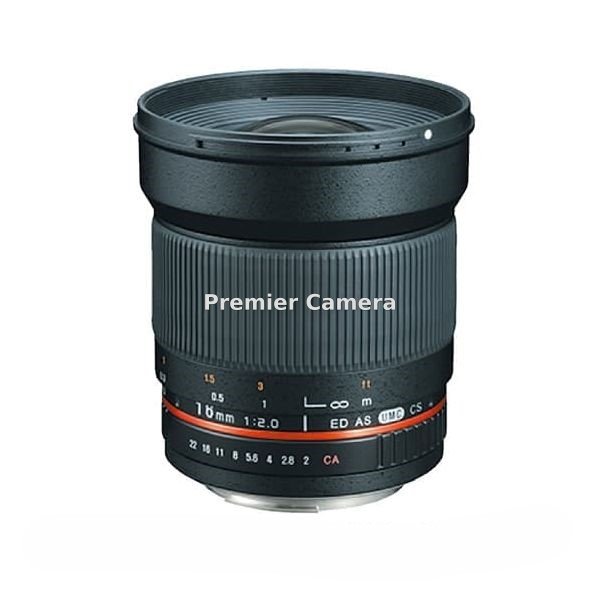 SAMYANG 16mm F2.0 ED AS UMC CS (キヤノンEF用)