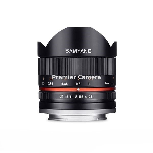 SAMYANG 8mm F2.8 UMC FISH-EYE II (キヤノンM用) ブラック